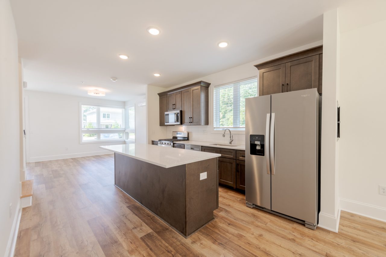 gorman row apartments near nc state kitchen